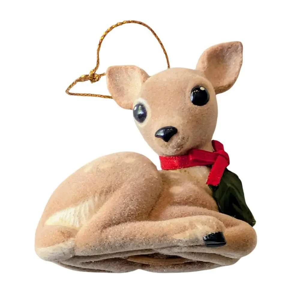 Hallmark Keepsake Ornaments Flocked 